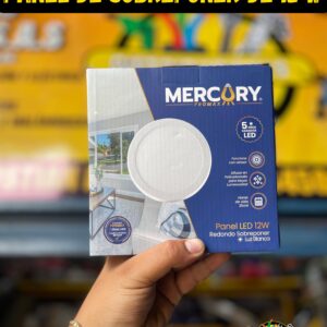 Panel de Sobreponer de 12W Redondo Mercury